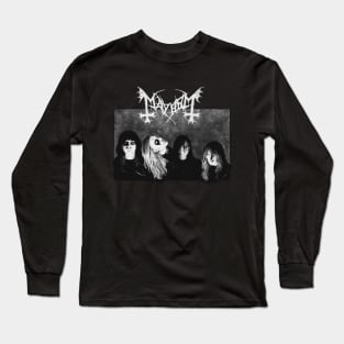 mayhem black Long Sleeve T-Shirt